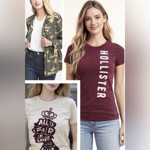 Bundle Of 4 | Gap, Hollister, Bridgerton, Sugar Skull | Size XS